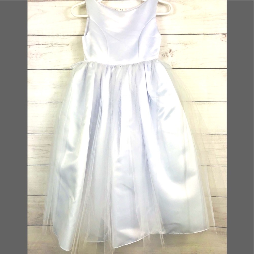 New 2T White Flower Girl Dress